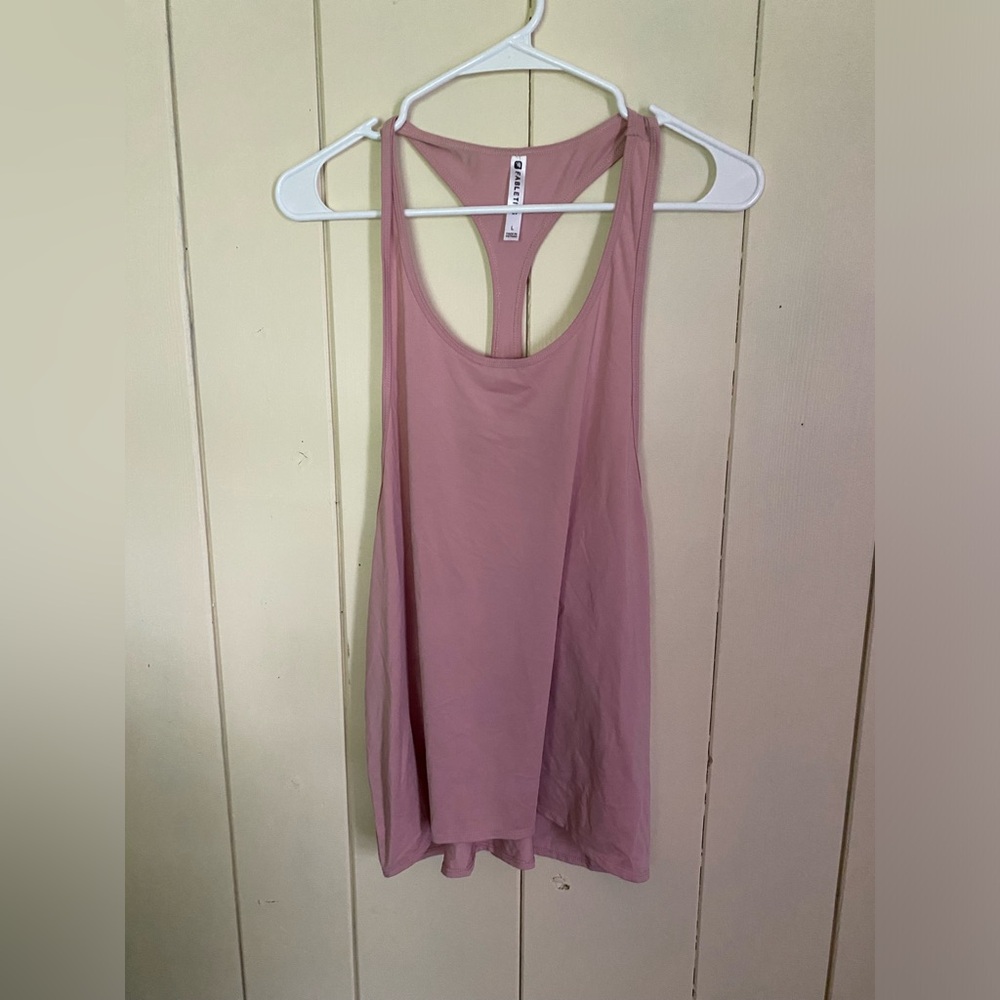 Fabletics Mauve Racerback Tank Top